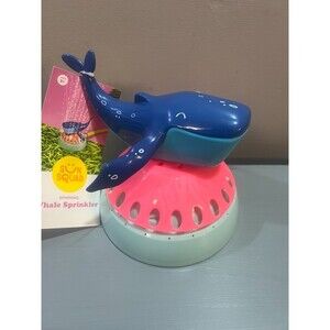 Sun Squad Spinning Whale Sprinkler Spraying Water
